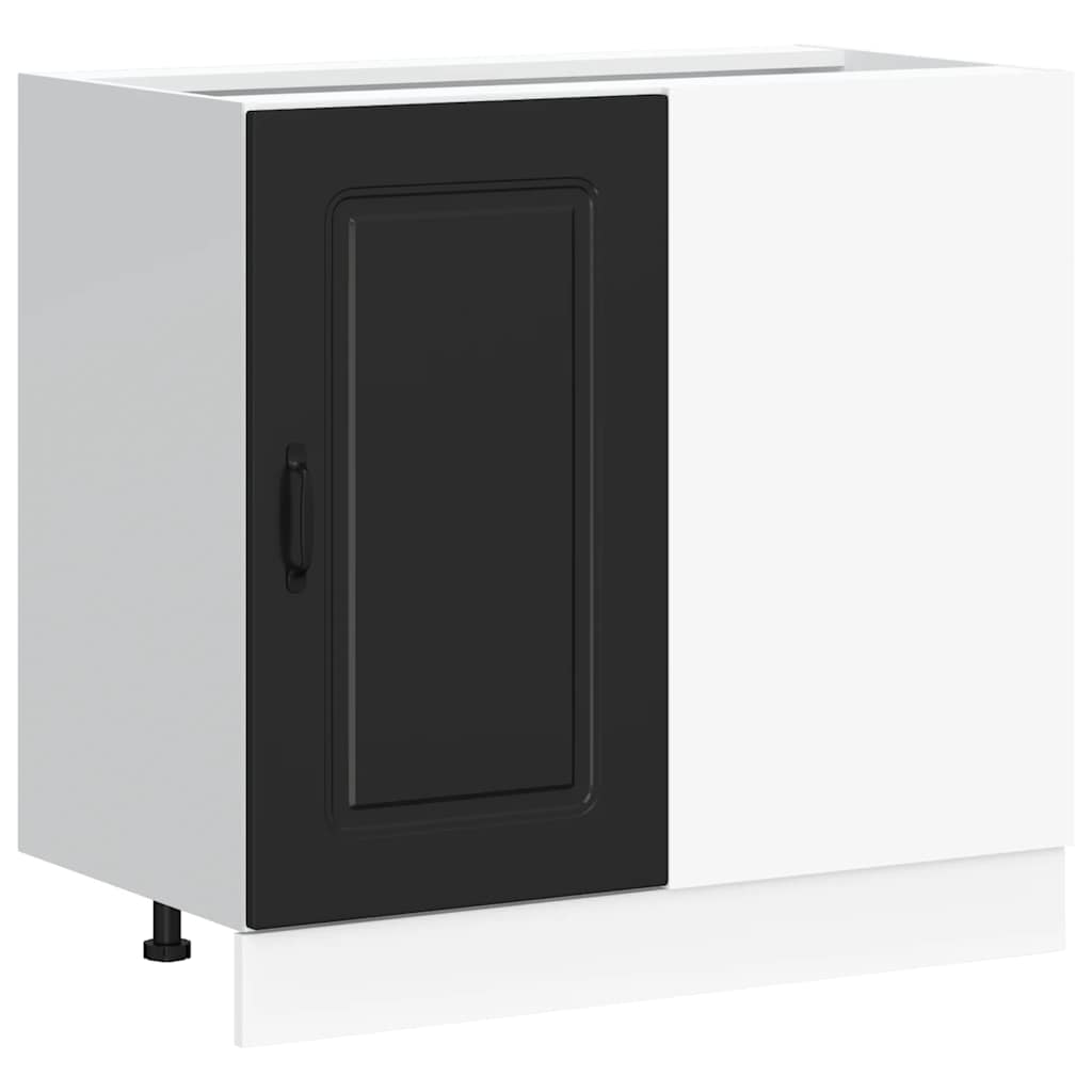 Mueble bajo de cocina , madera de ingeniería negra