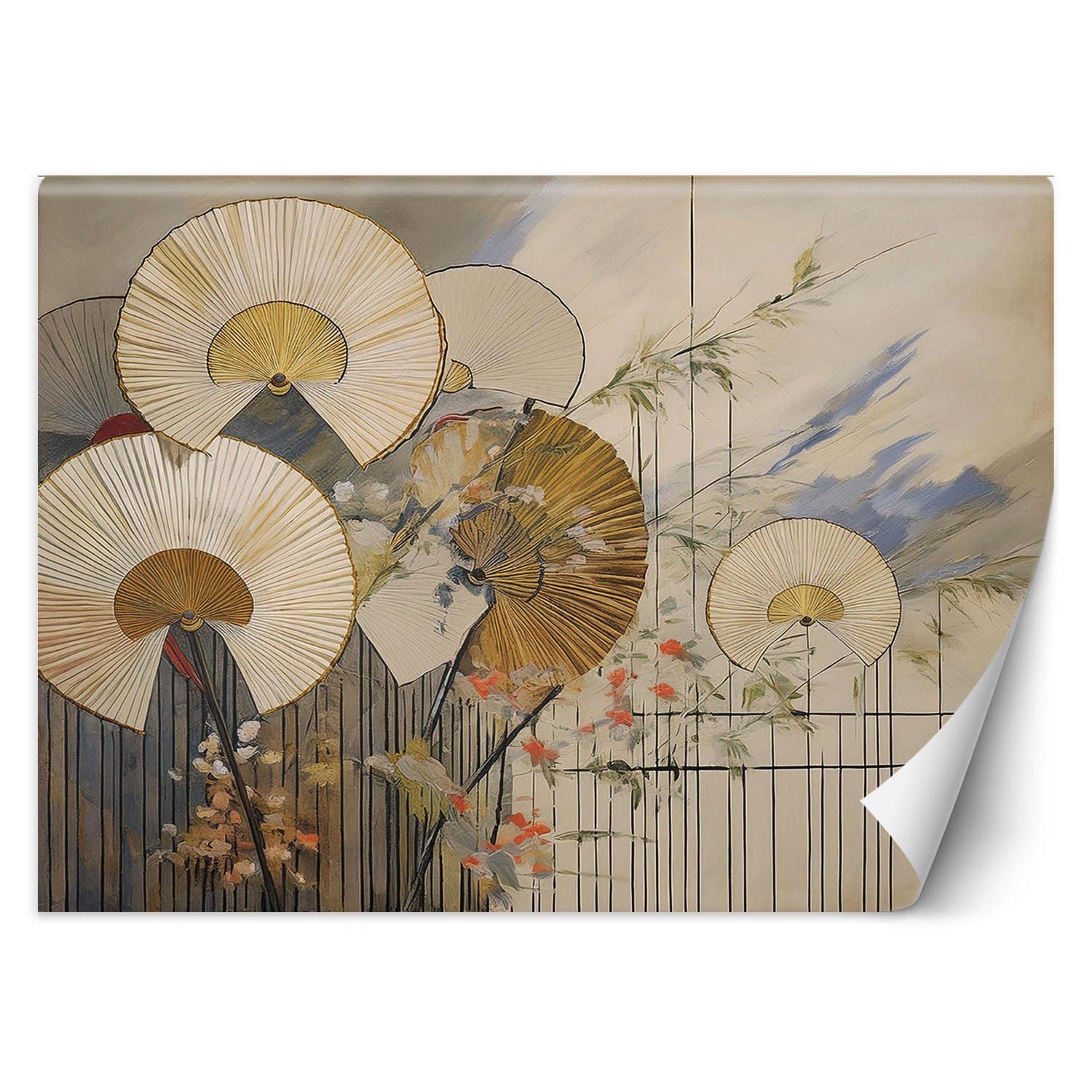 Fototapeta, Japoński wachlarz 200x140