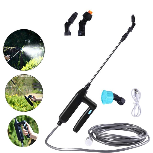 Pompa elettrica ad aria compressa ugello regolabile pistola ad acqua con accessori da giardino ugello tubo 8 m tubo