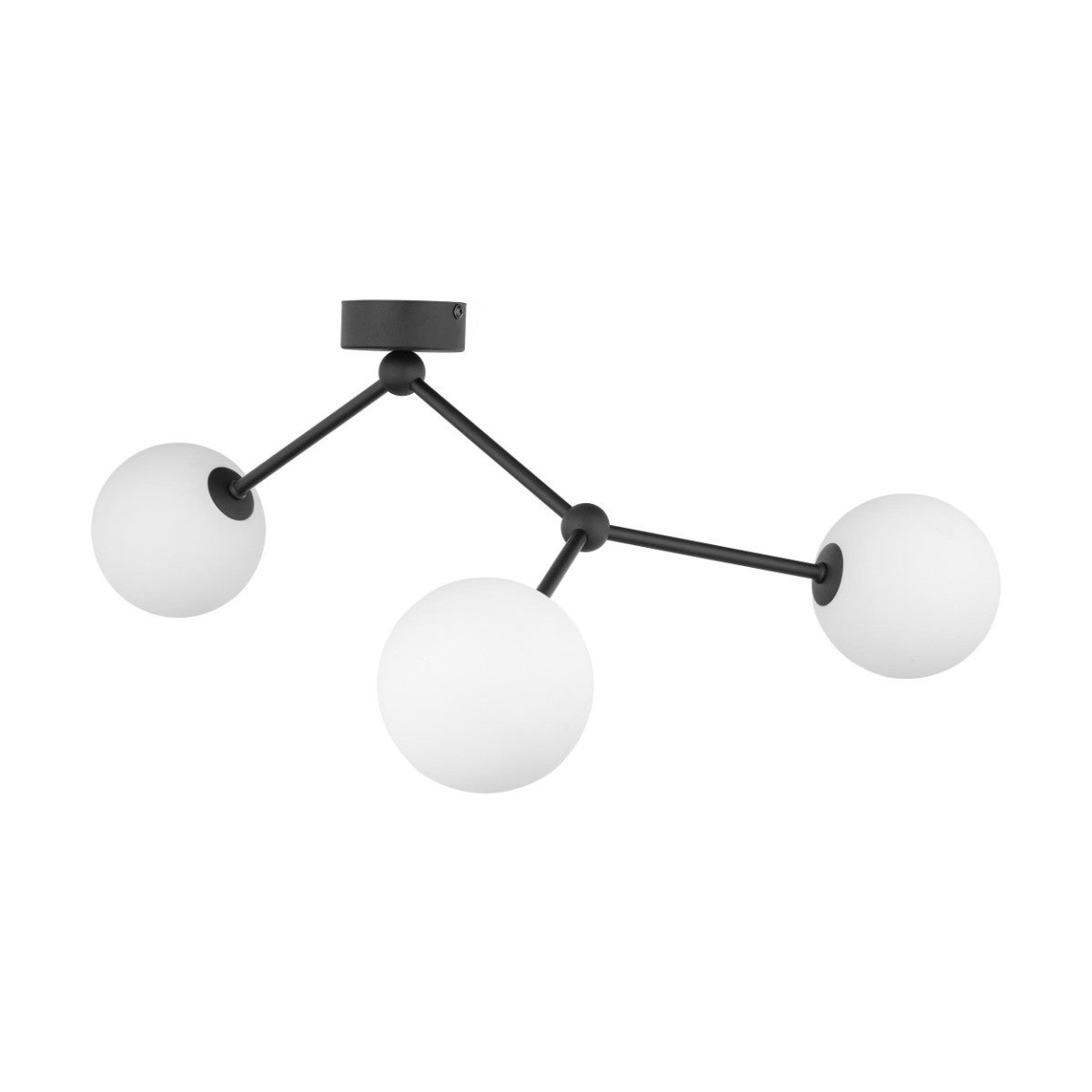 Lampa sufitowa wisząca Fairy czarno-biała 3xG9x6W wym: 30 x 48 x 63 cm szkło TK Lighting