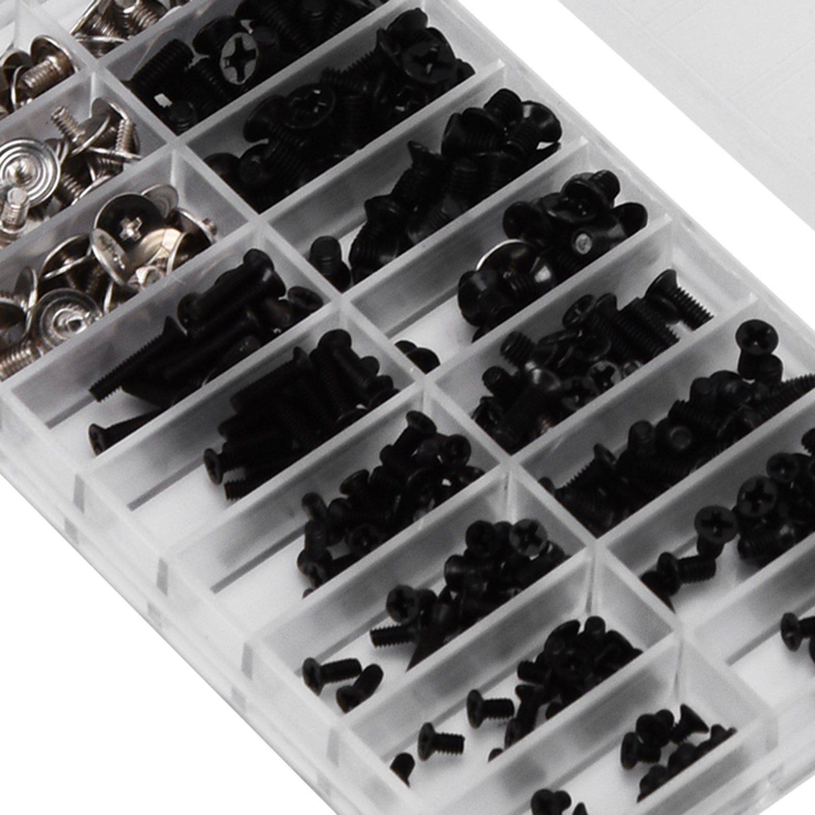 Kit 360 vis PC alliage acier M2‑M3 cruciforme, assortiment maintenance informatique - 7