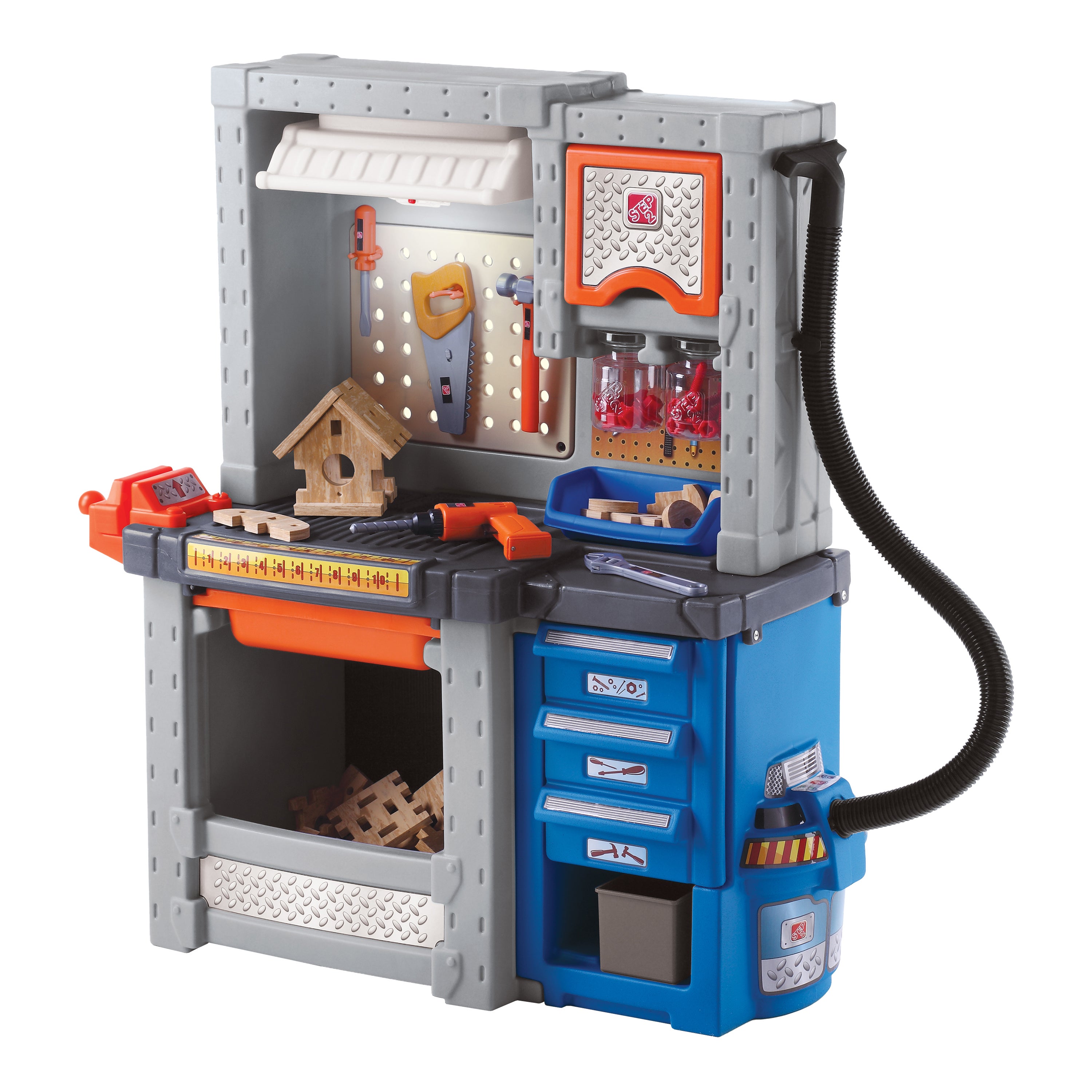 QiquBox 3 En 1 Outils Et Etabli Werkzeugkoffer Kinder Werkzeug - 46 Pièces Etabli Enfant Spielzeug Boite Outils Jouet Bricolage Enfant Mit Électrique Perceuse, Cadeau Noël Pour Enfant 3 Ans