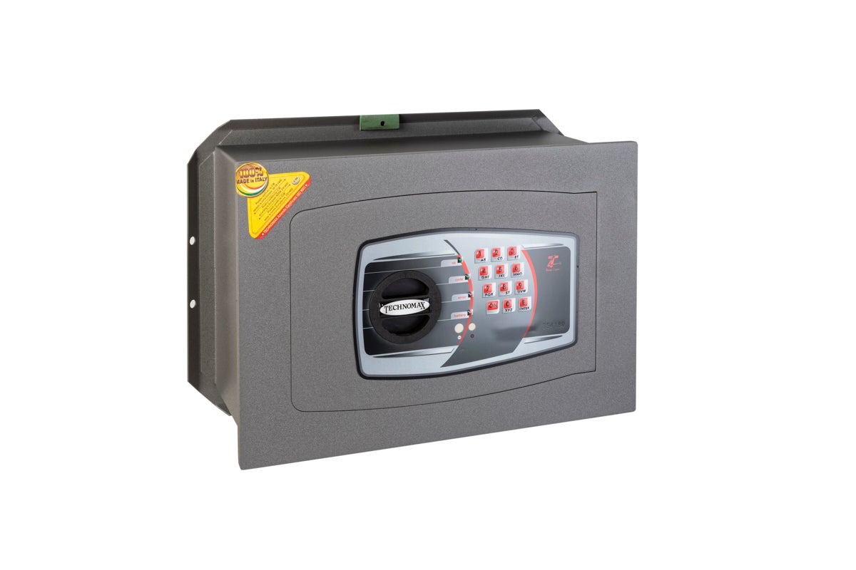 Coffre Fort Certifié En 14450:18-s2 À Emmurer Électronique - Technomax - Dt/4lp - H 27 X L 39 X P 24 Cm - 18 L - 2