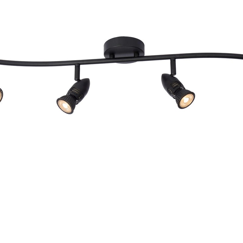 Reflektor sufitowy Spot Caro czarny 4xGU10x5W wym: 13 x 9 x 78 cm IP20 Lucide