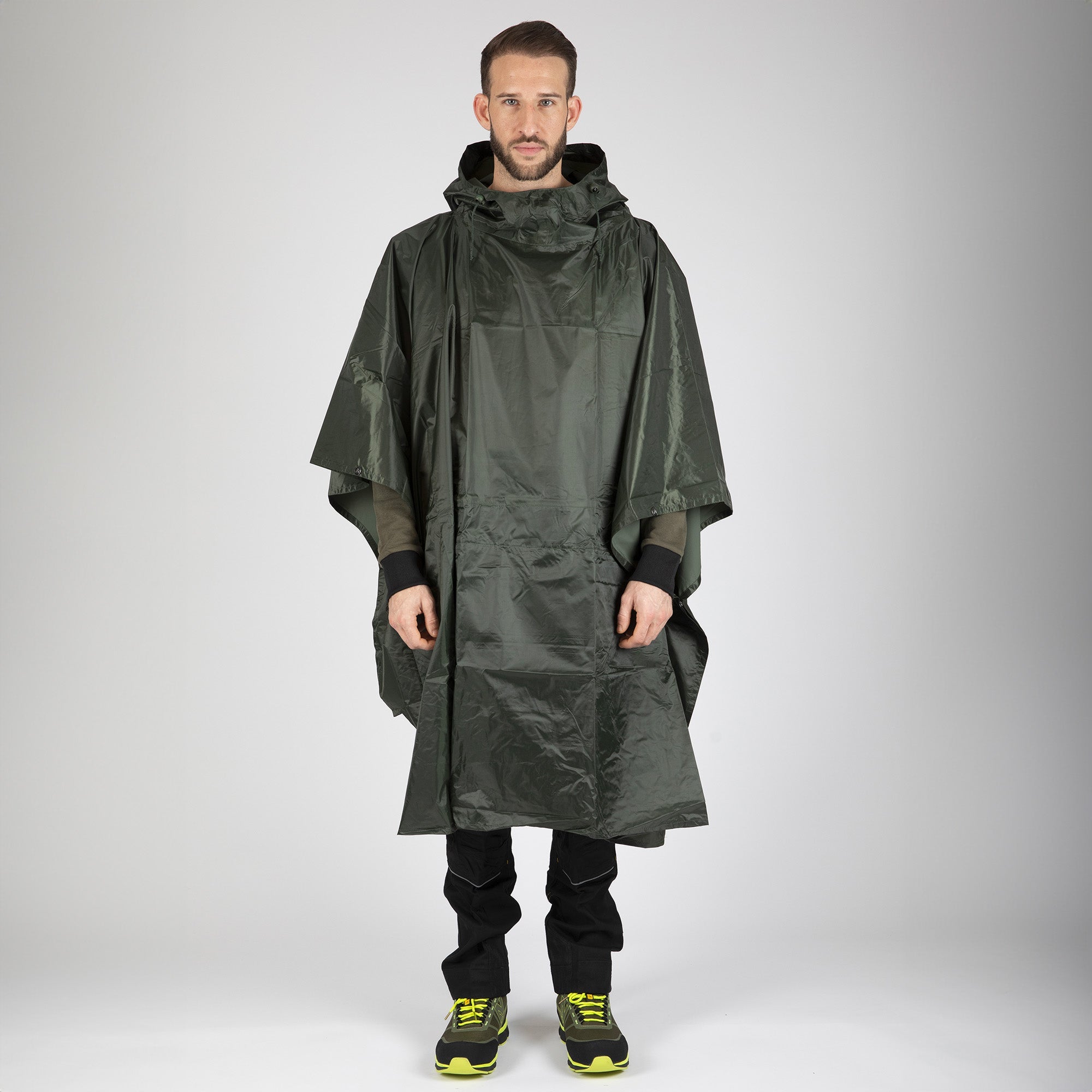 PONCHO - PONCHO DE TRAVAIL - 9255 Olive Taille Unique - 4