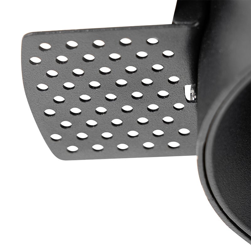 Set di 6 faretti da incasso moderni neri GU10 rotondi senza bordi - Oneon Honey - 7