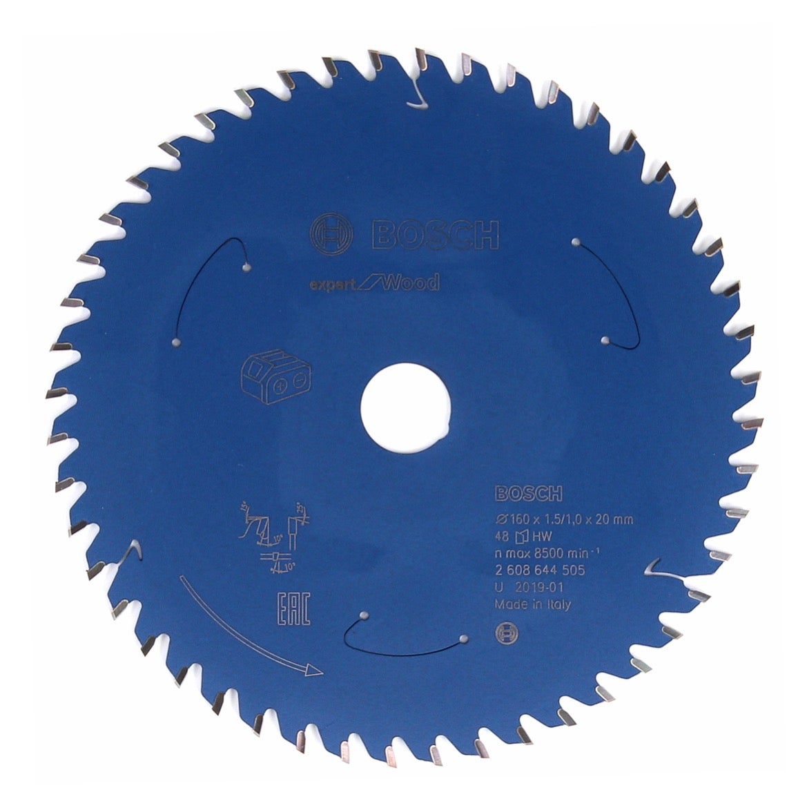 Bosch Professional Lame Scie Circulaire Construct Wood – 250x30x3,2 Mm 20 Dents, Pour Bois Chantier Clous Béton