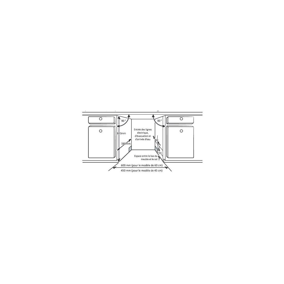 Lave vaisselle encastrable LISTO LVI47 L2f - 9