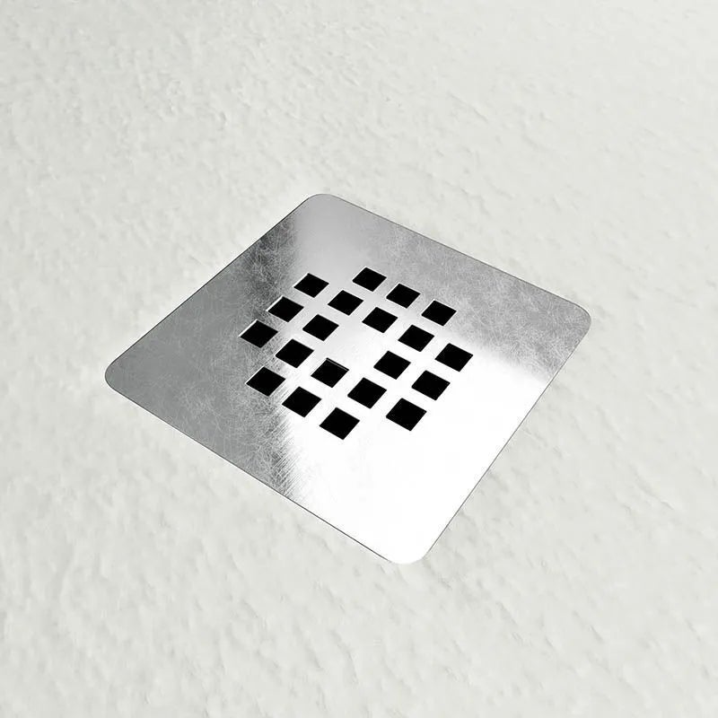 Piatto doccia in resina VALENCIA Finitura Ardesia 100x100 Bianco sporco - 3