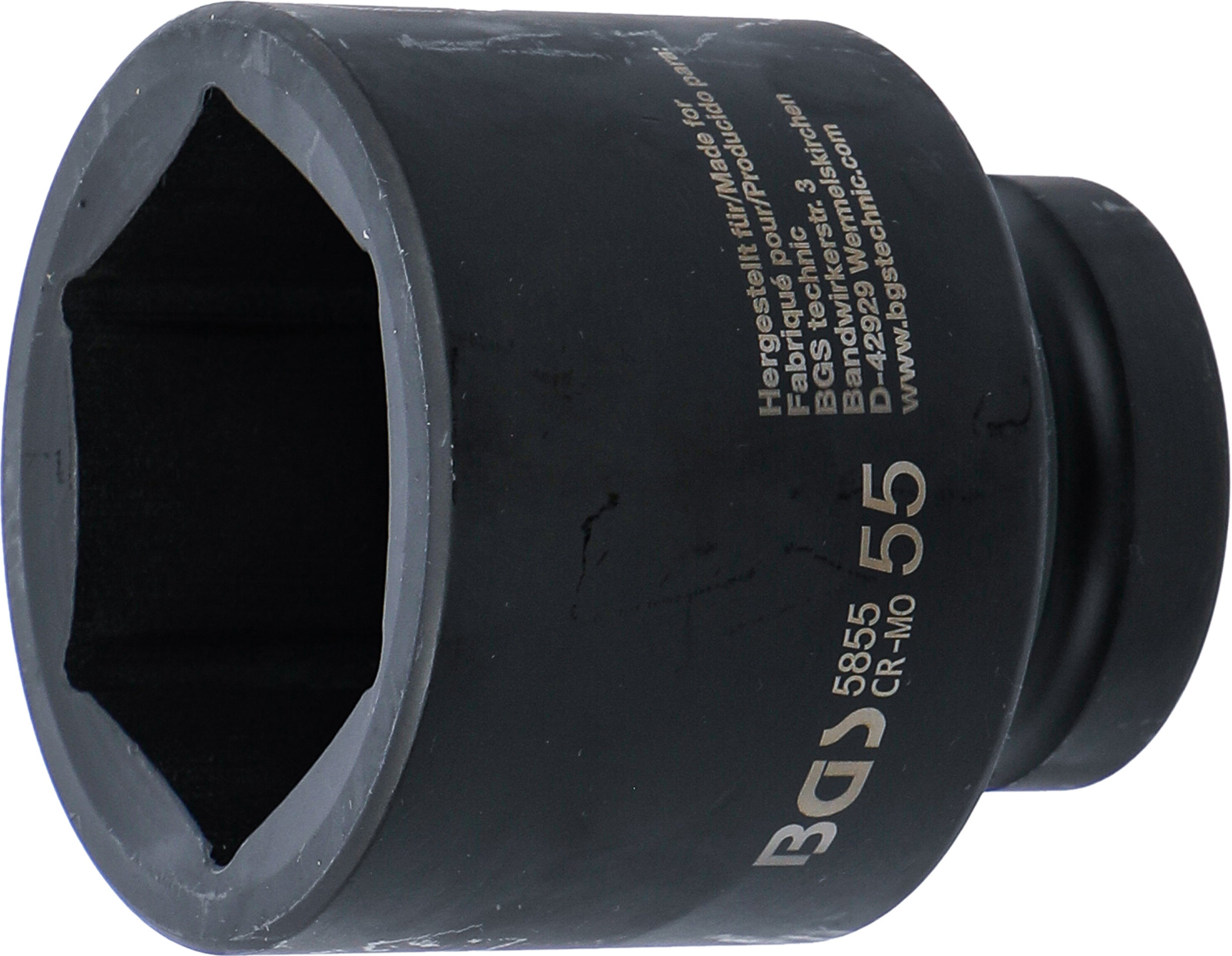 BGS 5855 | Bussola esagonale | 25 mm (1") | 55 mm