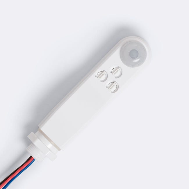 Ledkia Sensor de Movimiento PIR Crepuscular 360º de Superficie Exterior ...