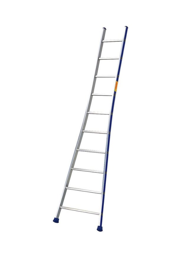 Tubesca - Echelle Simple Évasée 12 Échelons Hauteur D'accès 4,41 M - Platinium