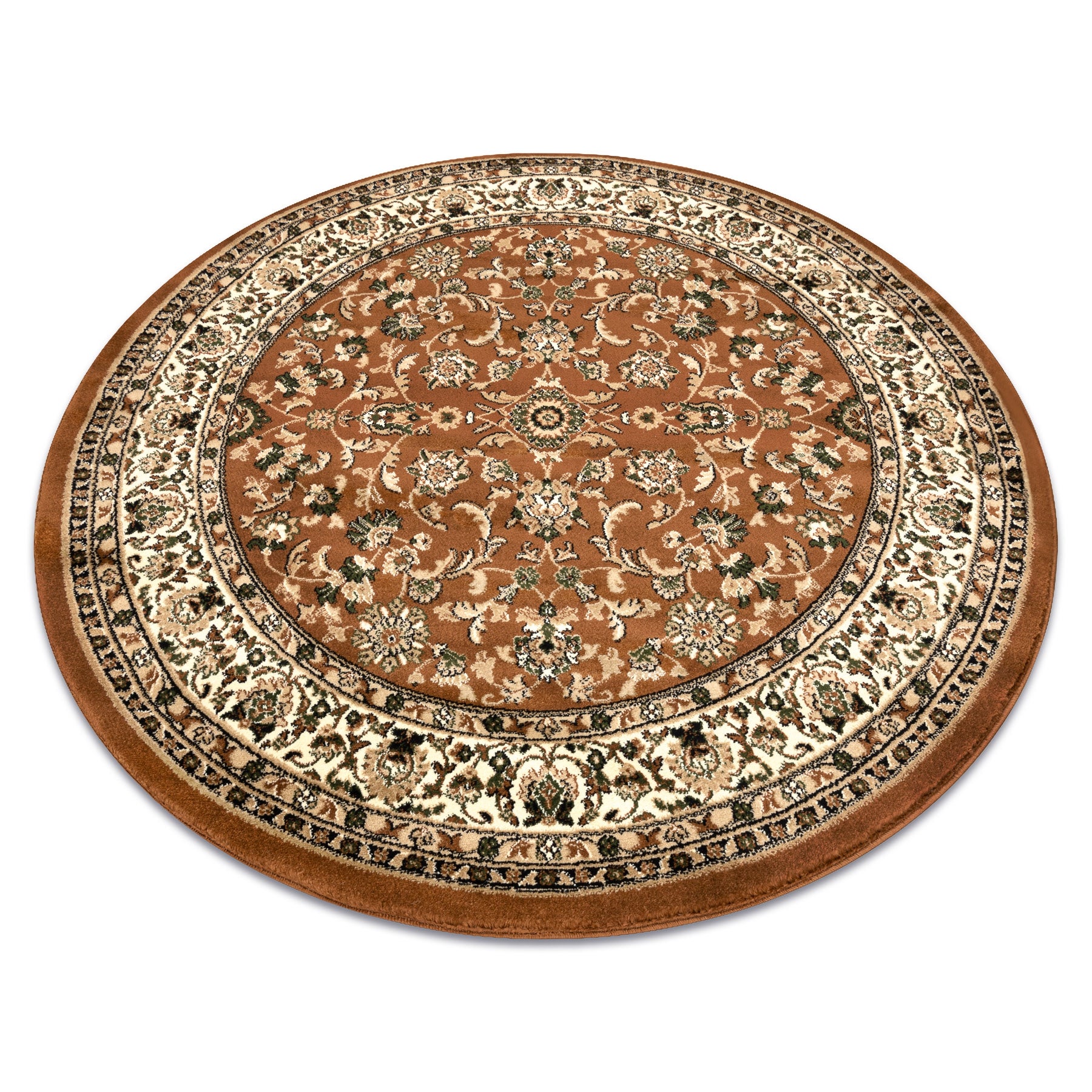 Dywan ROYAL ADR koło wzór 1745 brązowy koło 120 cm