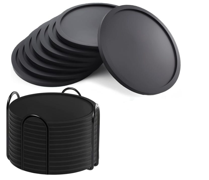 6 Pezzi Sottobicchieri in Silicone Sottobicchieri Antiscivolo e Isolati Antiscivolo per Caffè Birra Bicchieri da Vino e Bottiglie 6 Pezzi Sottobicchieri in Silicone Sottobicchieri Antiscivolo e Isolati Antiscivolo per Caffè Birra Bicchieri da Vino e Bottiglie