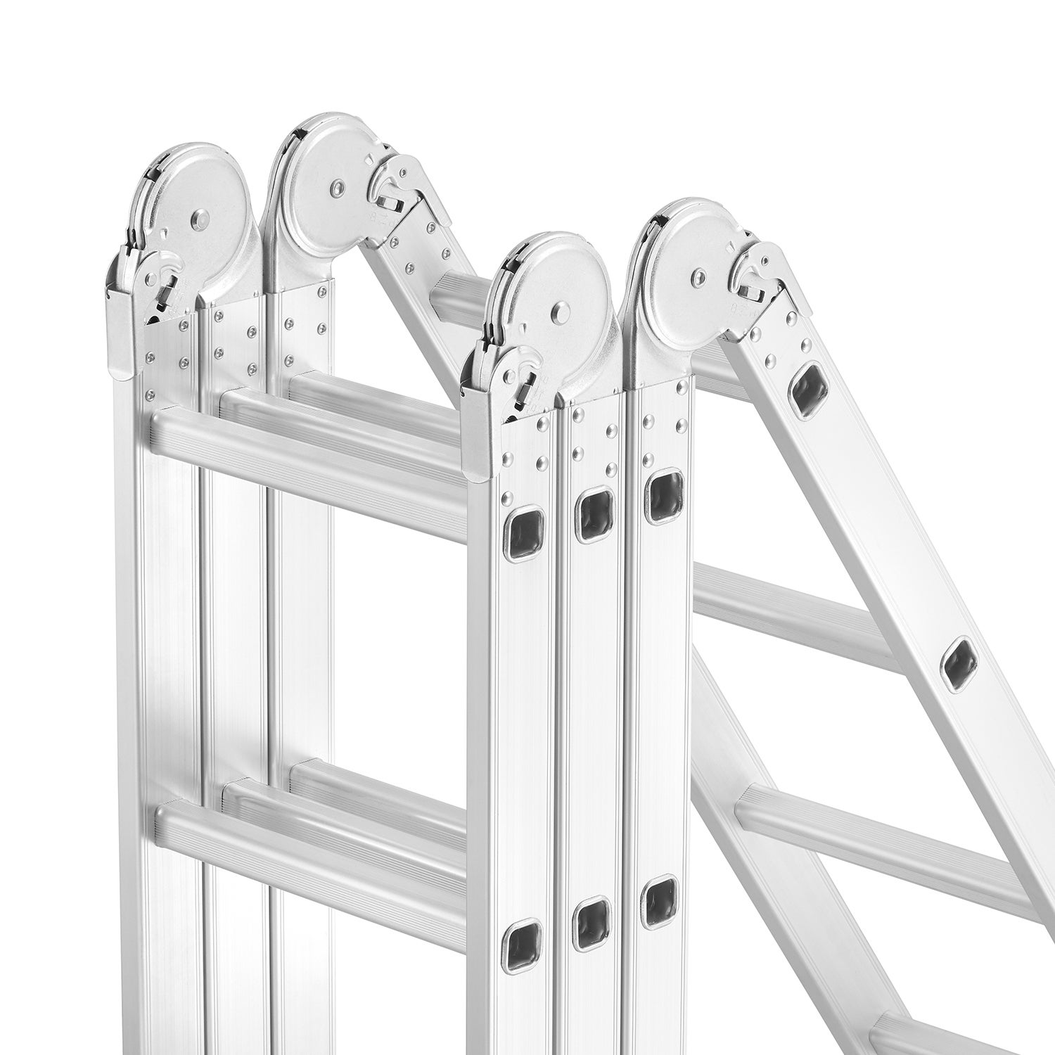 DRABINA aluminiowa przegubowa 4x3 Eco HIGHER + podest - 6