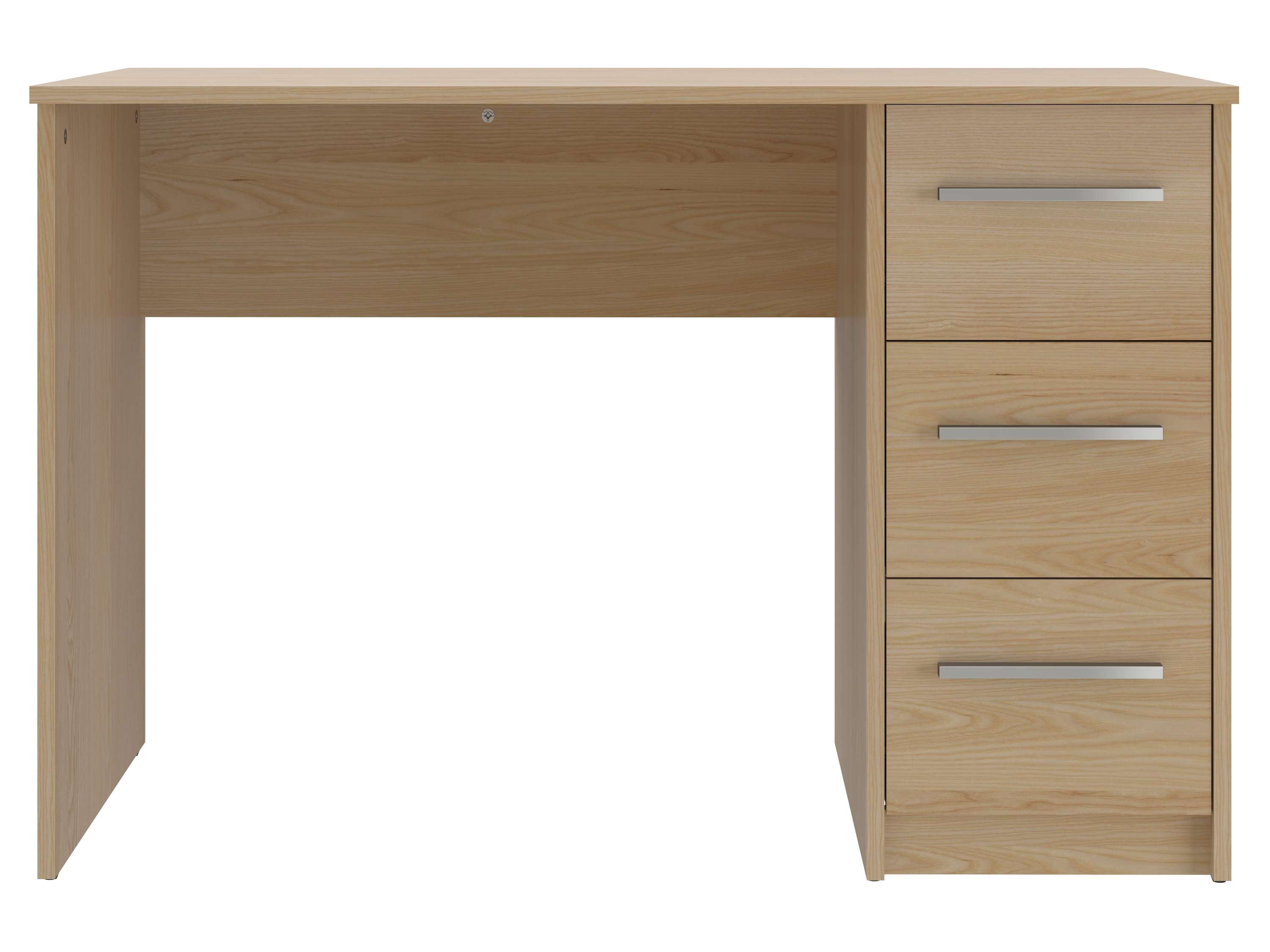 Bureau SAME 3 tiroirs 110x56x74 cm hêtre TALESA - 4