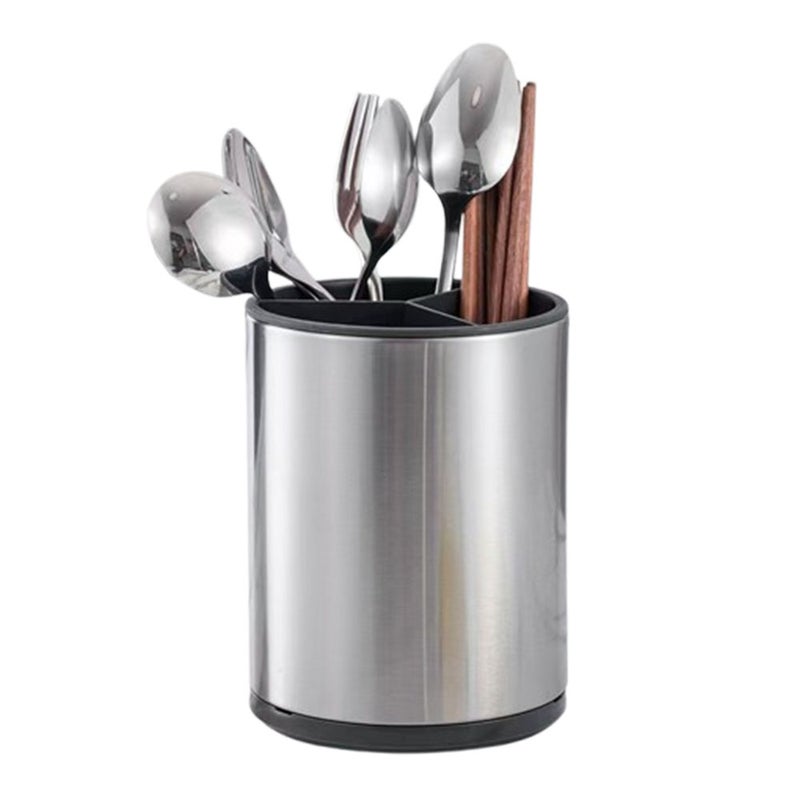 Uchwyt na przybory kuchenne – stal nierdzewna – uchwyt na sztućce – organizer kuchenny – pasuje do chochli, szpatułek i innych