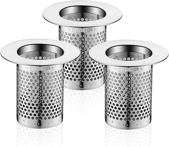 2 X FILTRI FILTRO PER LAVELLO CUCINA BAGNO DOCCIA SCARICO LAVANDINO 7CM - Foto 9