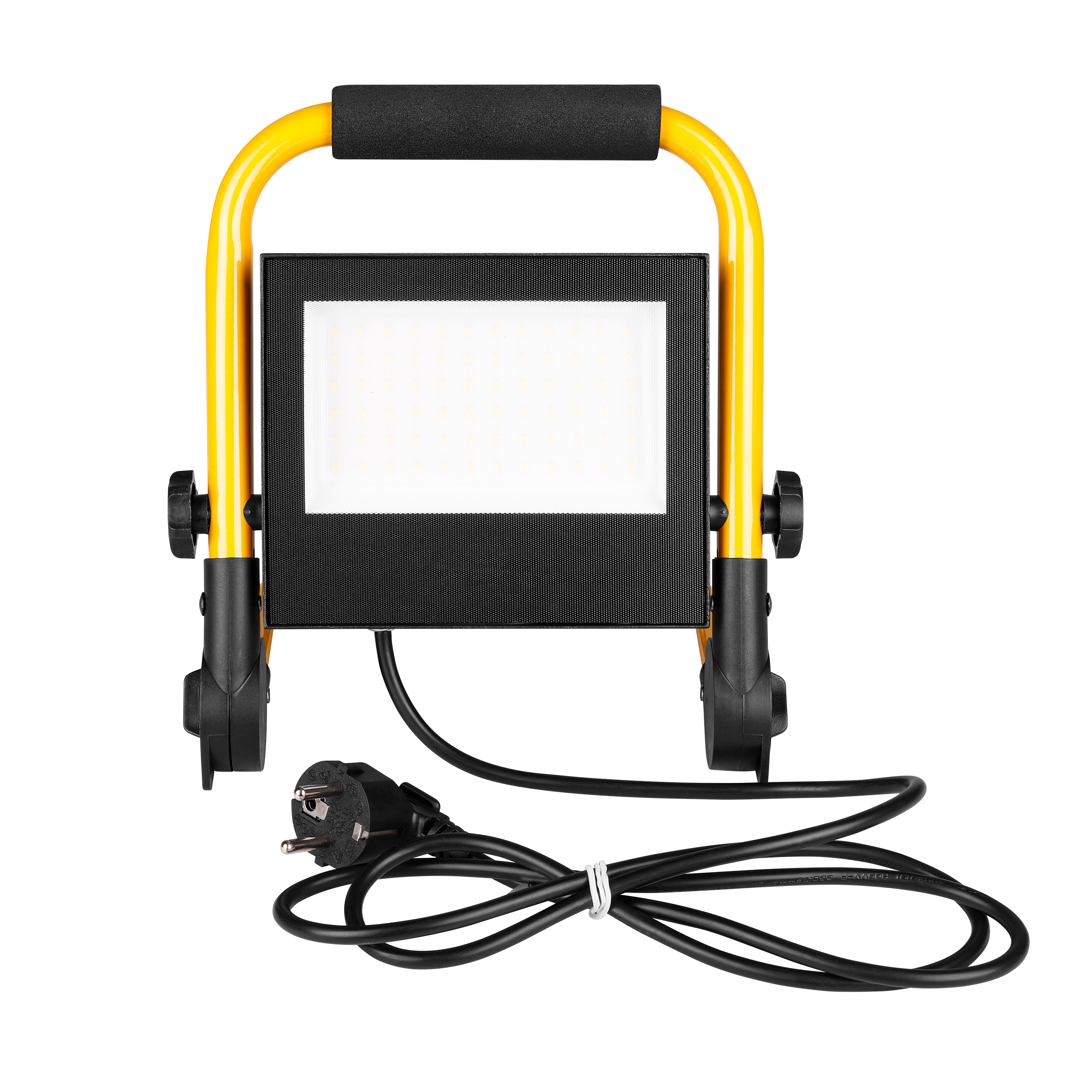 Naświetlacz LED Mola przenośny 50W IP65 neutralna biel 4500K 5000lm szaro-pomarańczowy XUDO