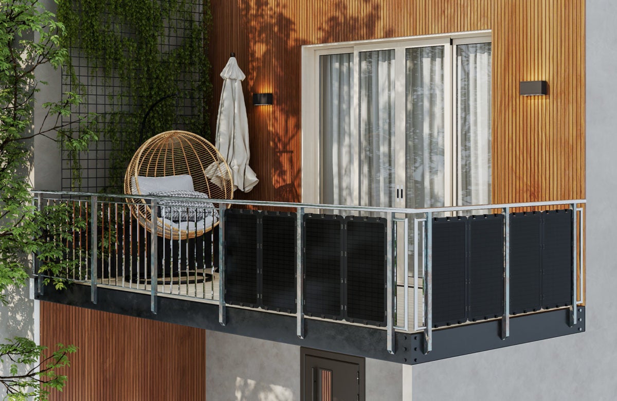 Kit solaire pour balcon 1600 W avec panneaux semi-flexibles - 2