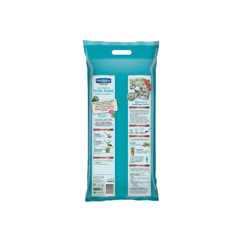 Terreau poids plume FERTILIGÈNE - Toutes plantes - 10L - 2