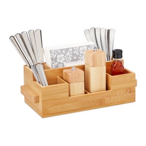 GLOBLELAND Set 6 Utensili Da Cucina In Bambù Con Intaglio Bradipi - Cucchiai E Spatole Regalo Per La Casa