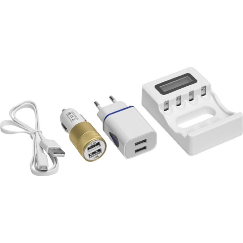 Custodia Porta Batterie 4 AA Con Presa USB Femmina - Uscita 4.8V O 6V, Con Interruttore On/off