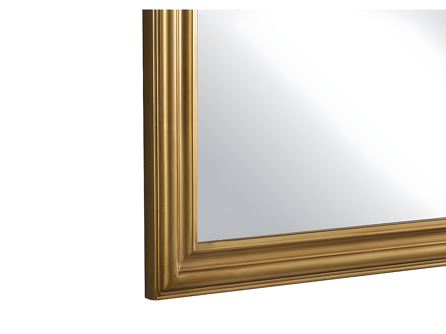 Miroir en bois de paulownia - L. 107 x H. 90 cm - Doré - EYOB - 5