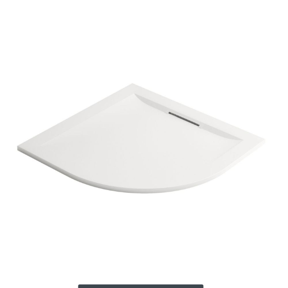 Receveur de douche 90 x 90 JACOB DELAFON Flight Pure quart de rond blanc - 5
