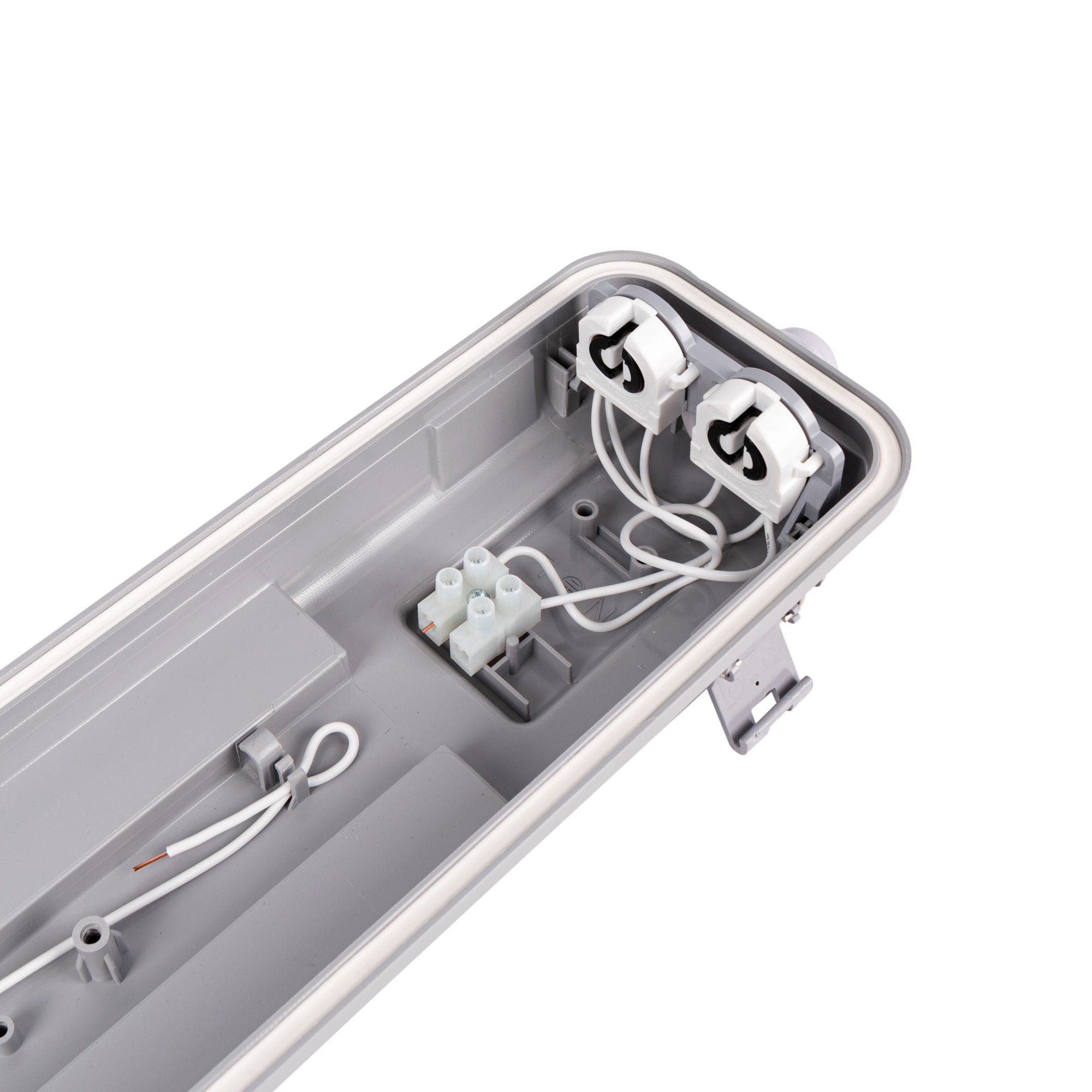 Boîtier étanche pour 2 tubes LED 120cm - IP65 - 6