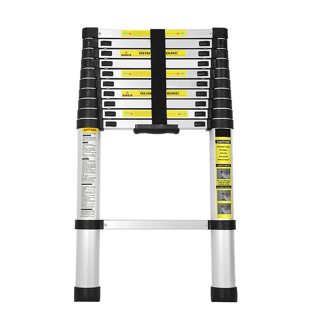 Scala telescopica allungabile fino a 150 kg Stabile scaletta in alluminio 3,2 m