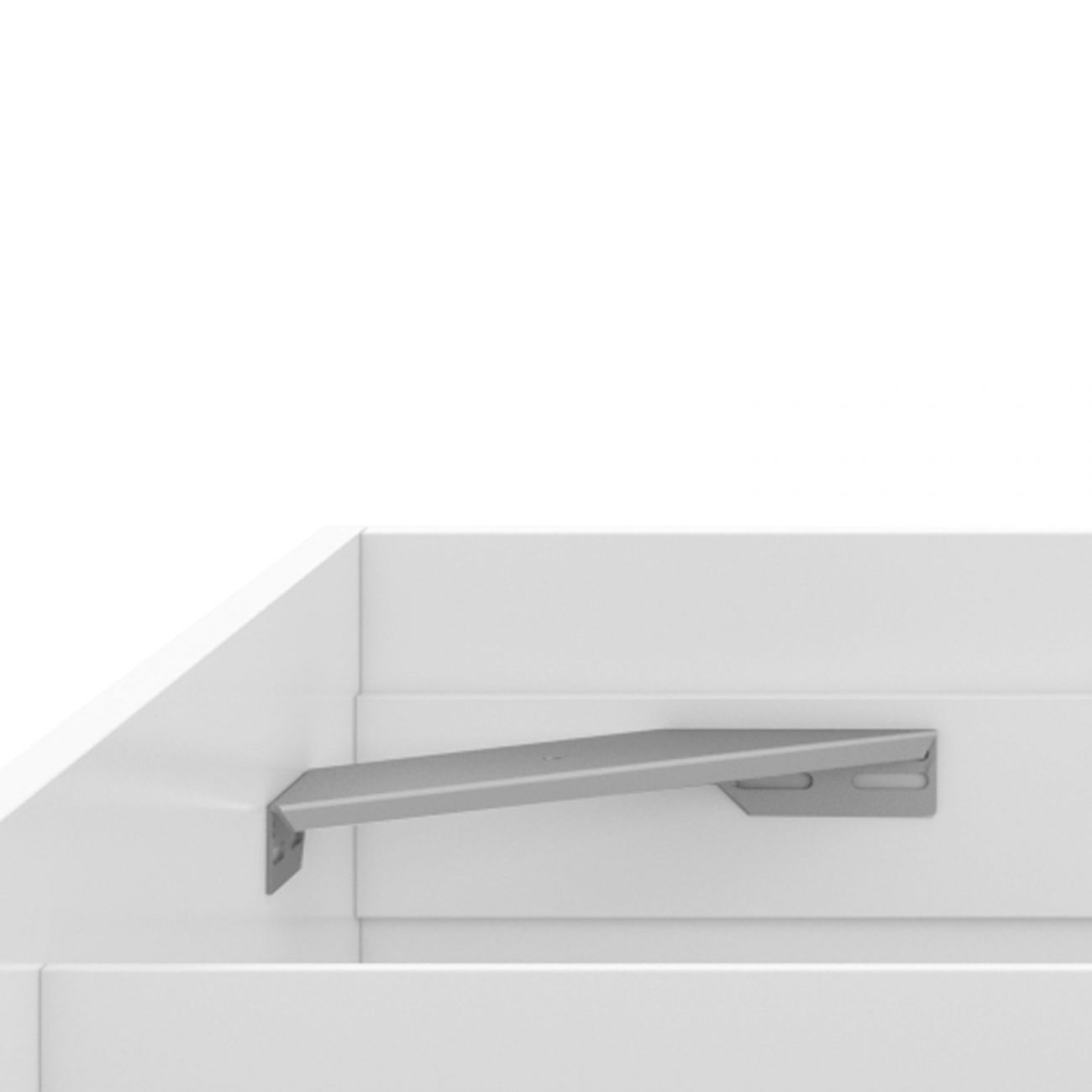 CAMA BED 4 GAVETAS 150X190 CM BRANCO ARTIK - 5