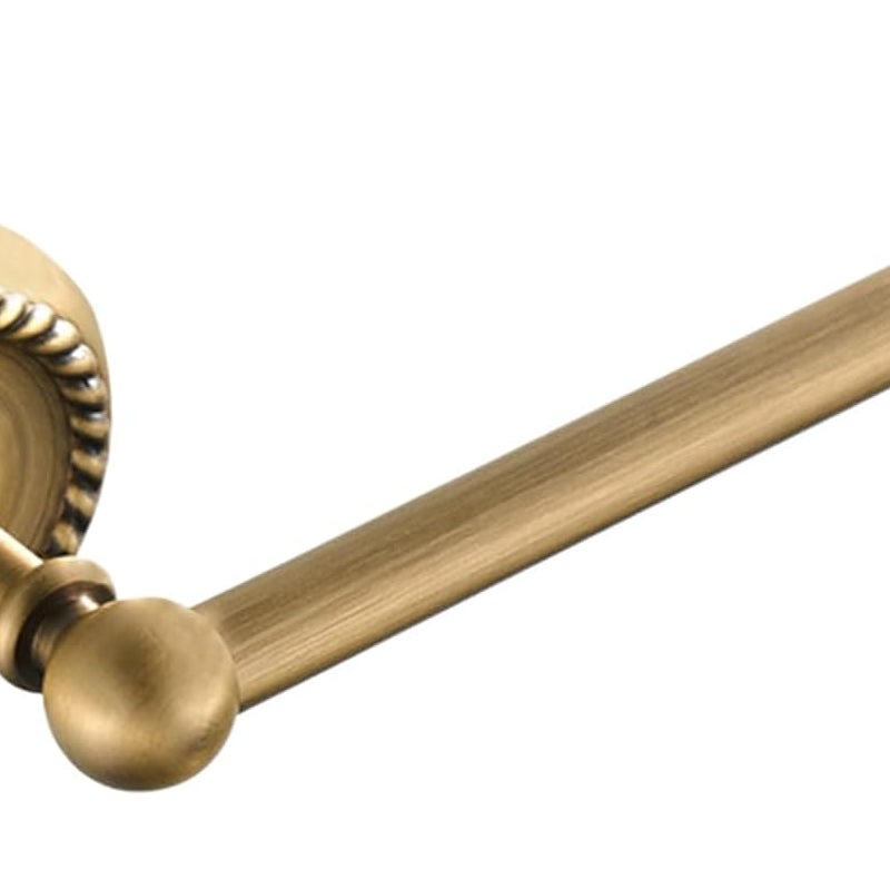 Antyczny brązowy uchwyt ścienny na papier toaletowy do łazienki