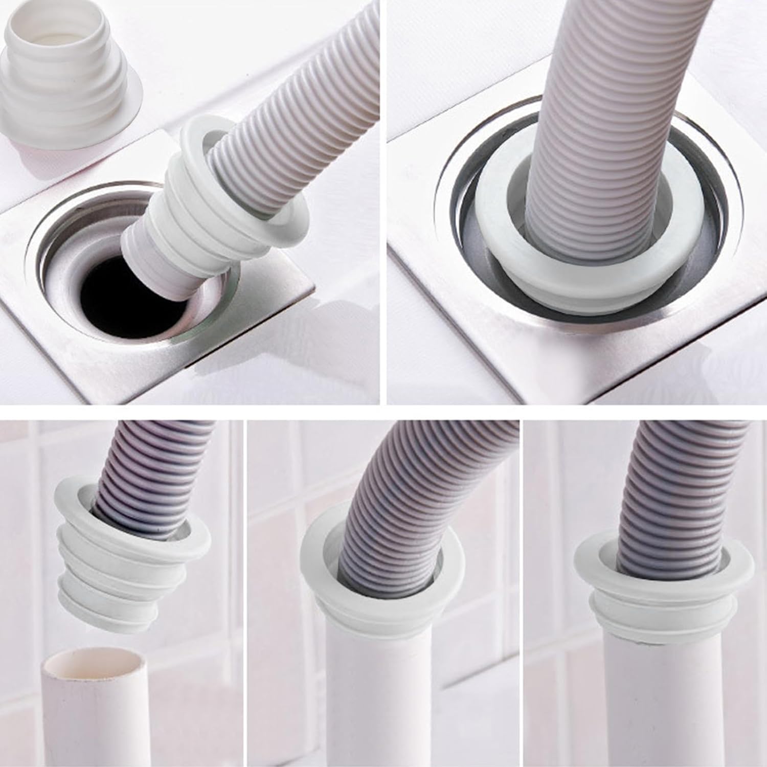 10 tapones desodorizantes para desagües, tuberías y cocinas, baños, lavadoras y fregaderos. - 6