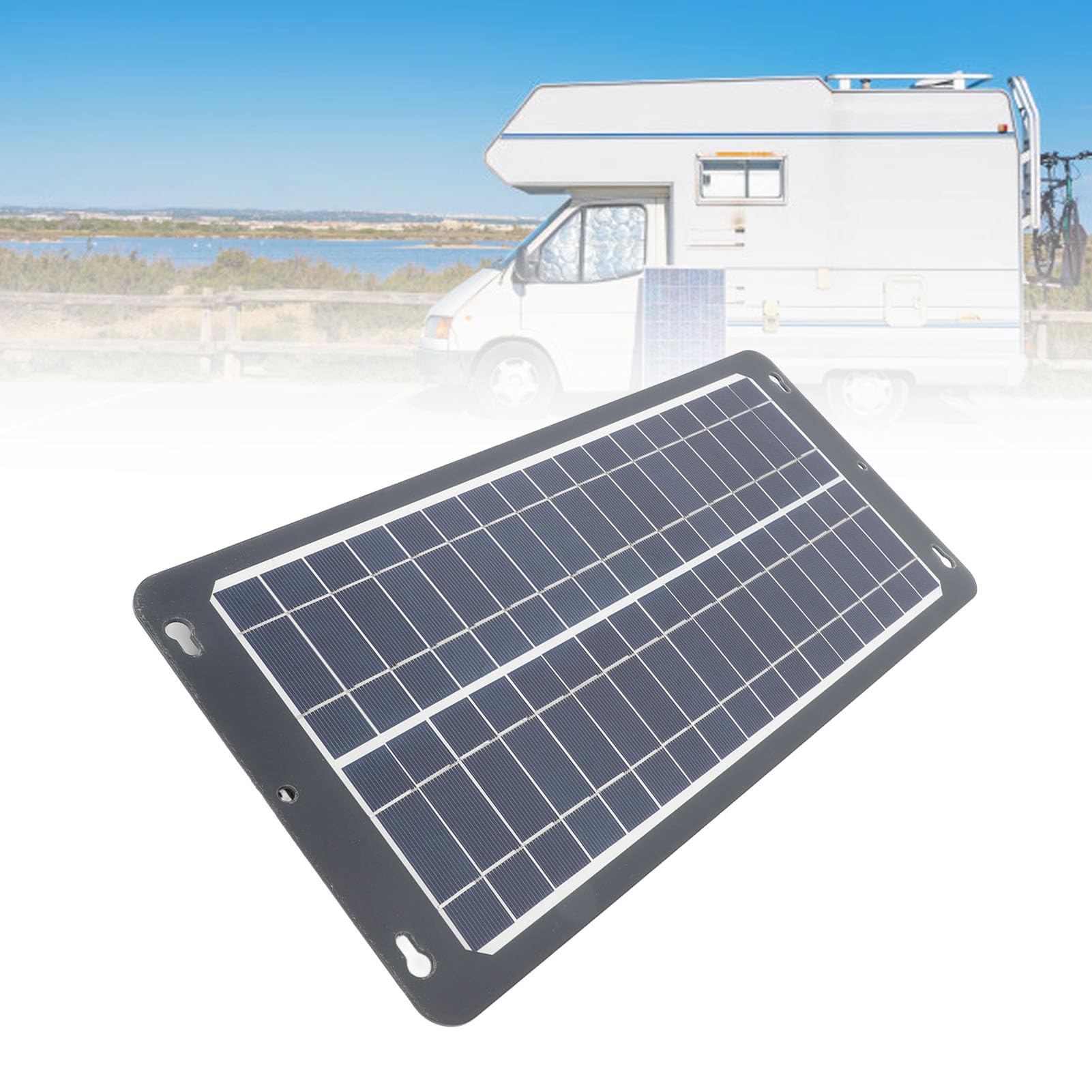 Pannello solare da 30 W ad alta efficienza monocristallino pannello di ricarica solare portatile per campeggio all'aperto - 6