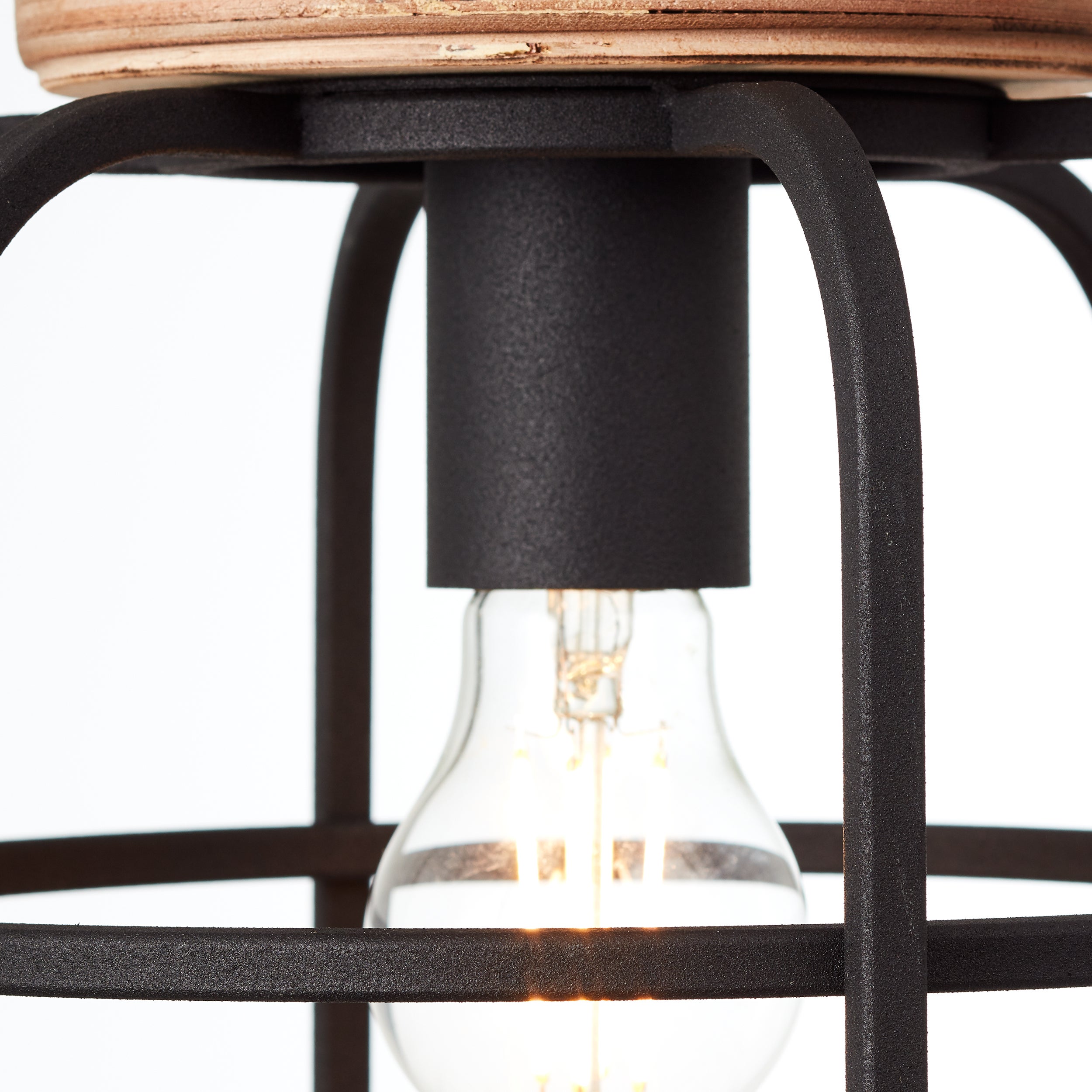 Lampa Brilliant Daintree spot bar 2 lampy drewno/aluminium czarny brąz 2x D45, E14, 28 W - 4