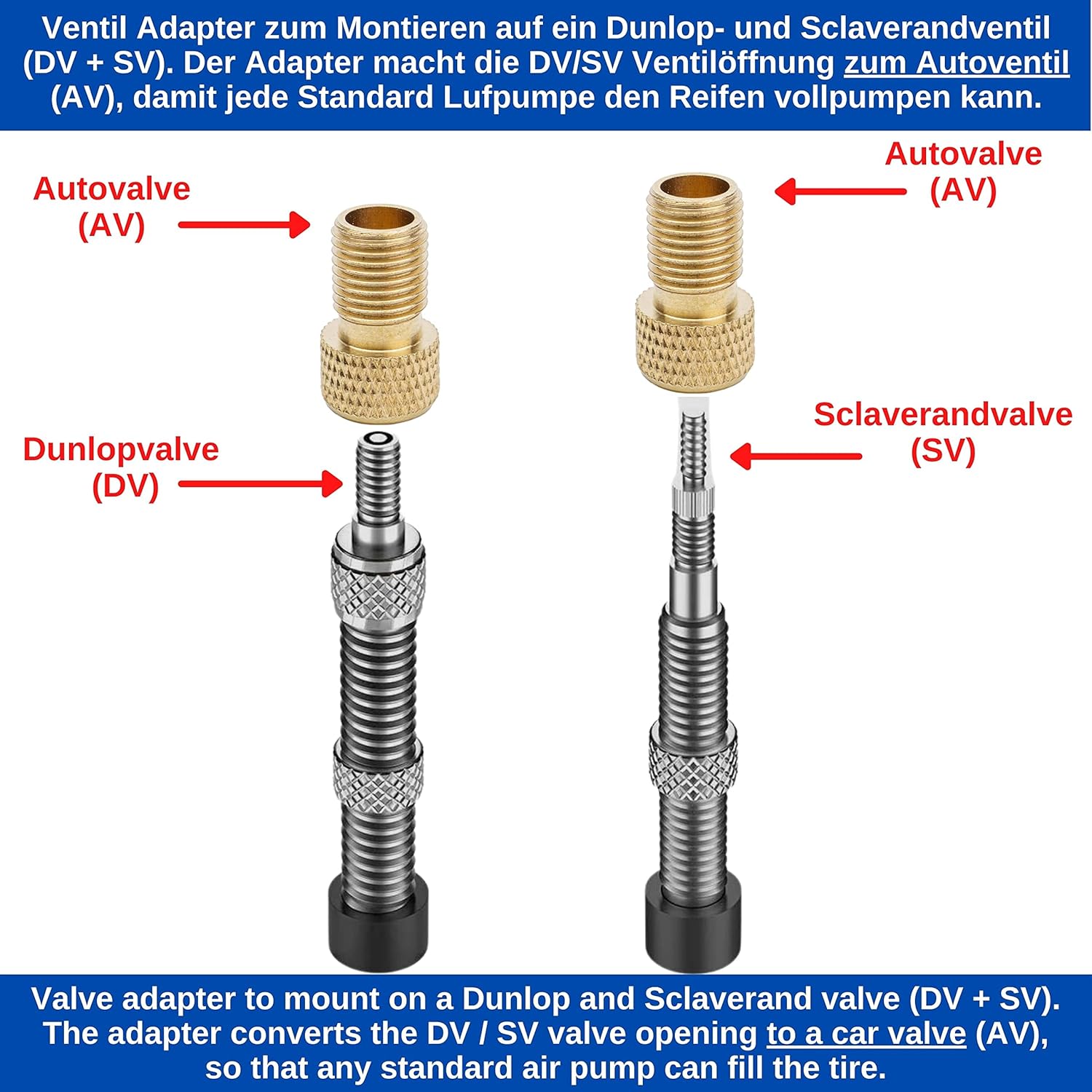 20 Noyaux De Valve Presta Pour Vélo & VTT – Cuivre De Qualité, Anti-Fuite Universel