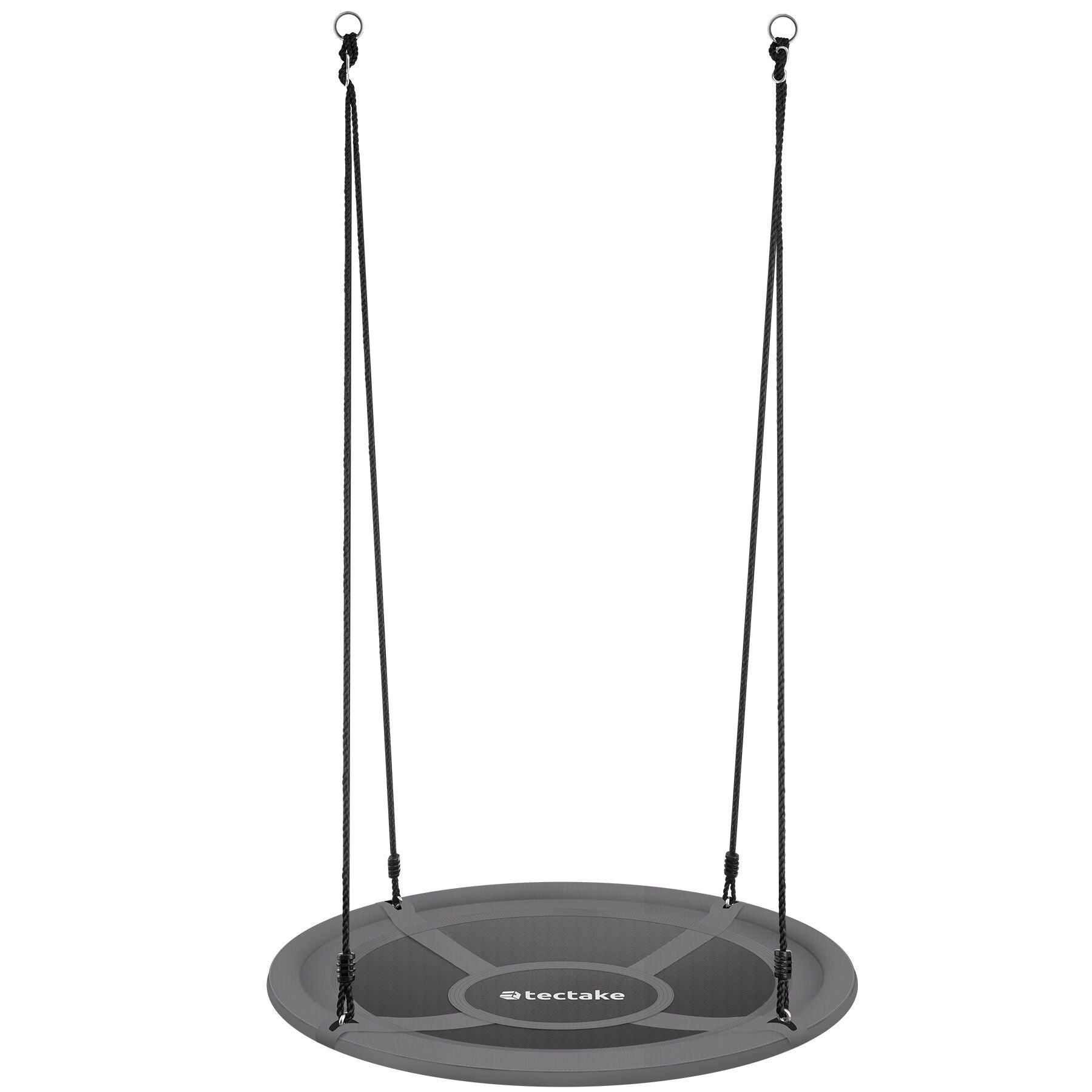 Balançoire pour intérieur et extérieur réglable en hauteur avec une capacité de 120 kg 120 cm de diamètre TECTAKE - 2