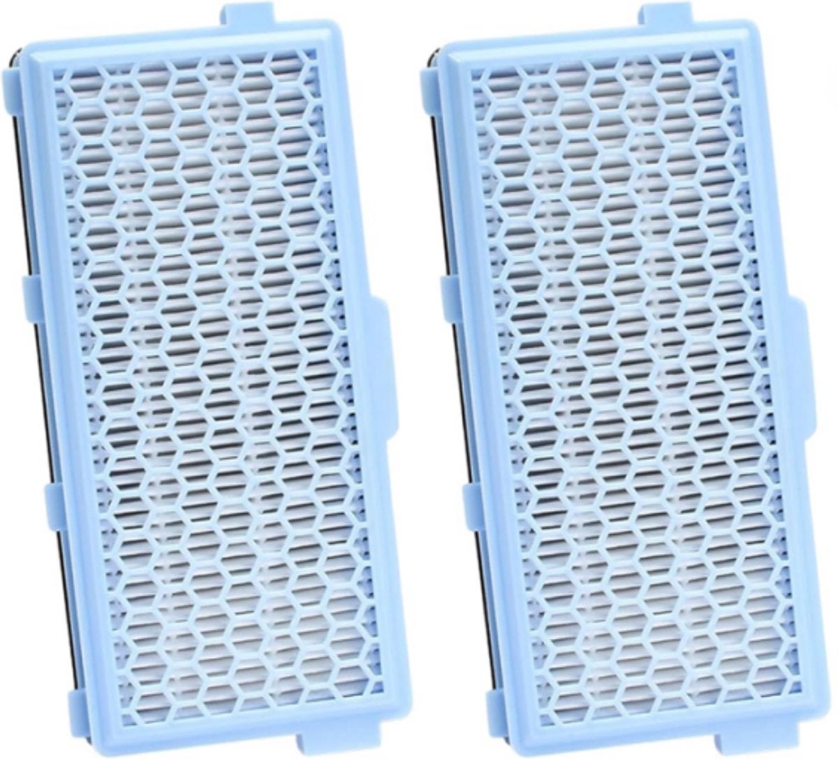 Pachet de 2 filtre HEPA active compatibile cu Miele GN Hyclean 3D/S8340/AH50/C1/C2/C3/S6/S8, Înlocuibile, Piese aspirator 2buc