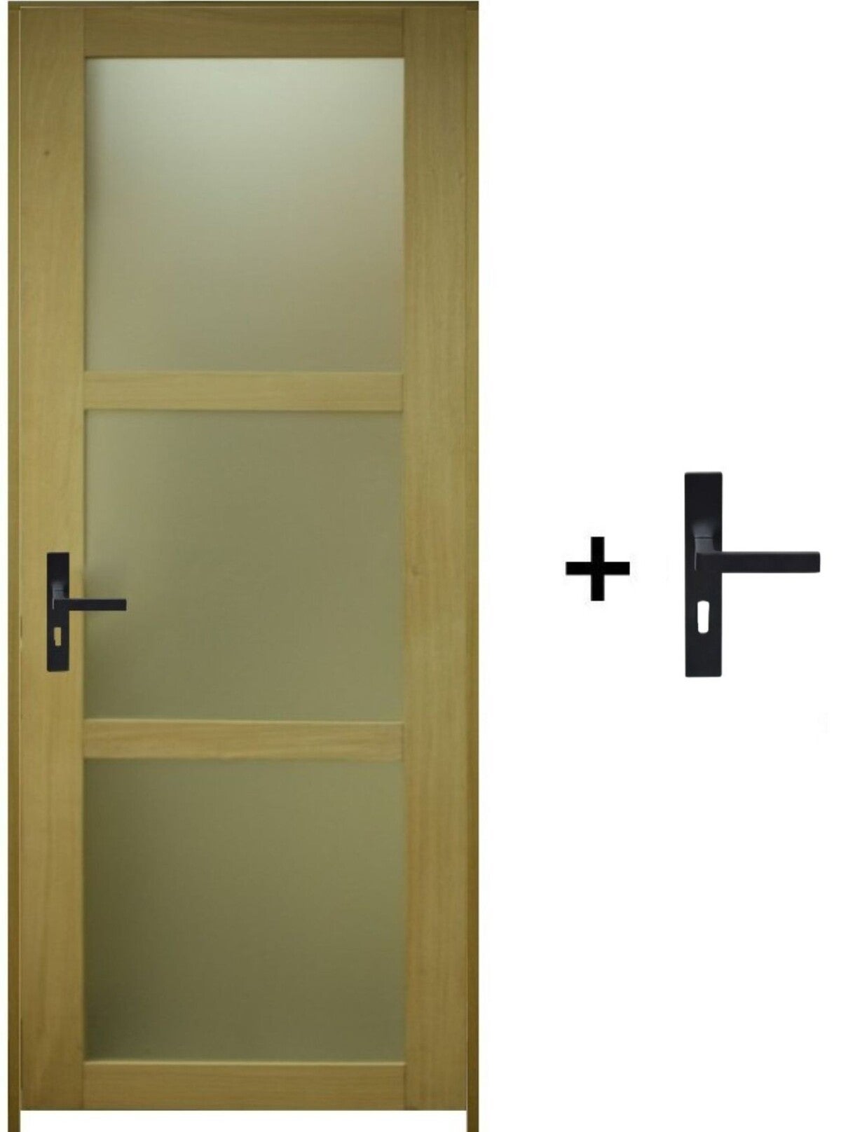 Bloc Porte Ayous Vitrée H204 X L83 Poussant Droite Côte Tableau ...