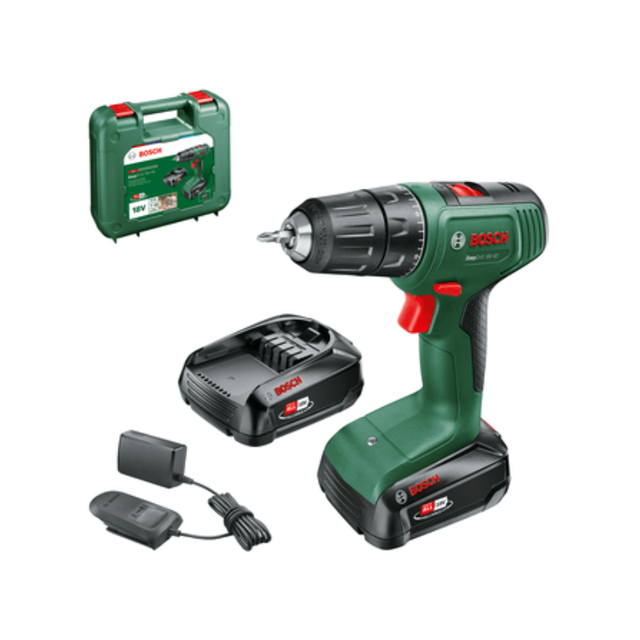 Perceuse visseuse sans fil EasyDrill 18V-40 (2x2.0Ah) dans coffret - BOSCH 06039D8005