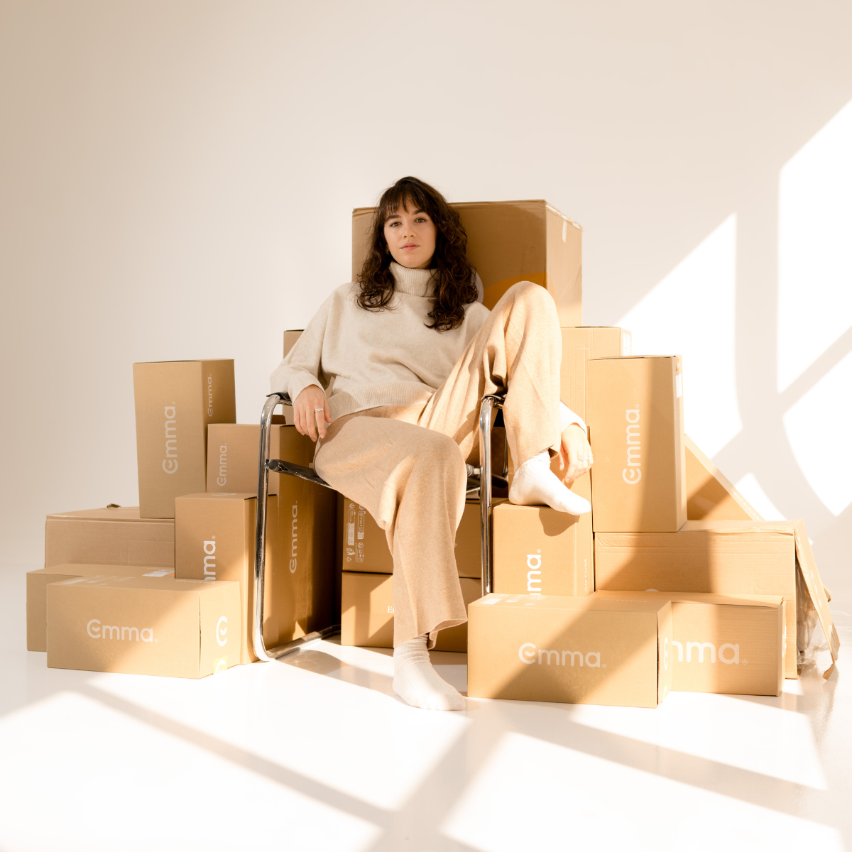 EMMA | Matelas Original II Plus 90x190 cm | Ressorts + Mousse à Mémoire de Forme | Housse Plus Respirante| Confort 5 couches 22cm - 6