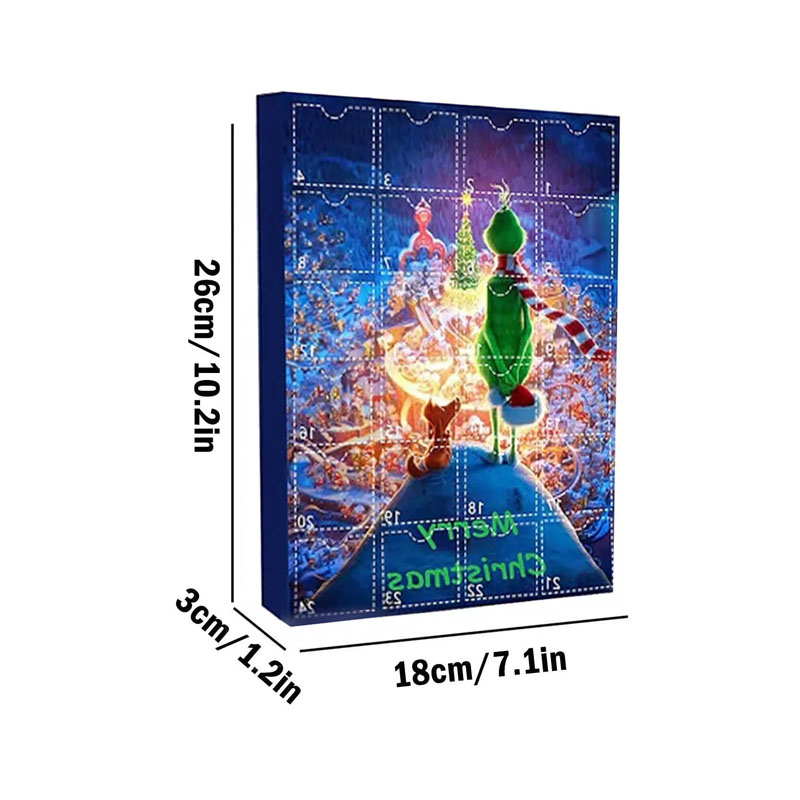 Kalendarz adwentowy 2025 – 24 dni niespodzianek z kolekcją ozdób 3D | Ozdoby choinkowe, prezent na odliczanie - 2