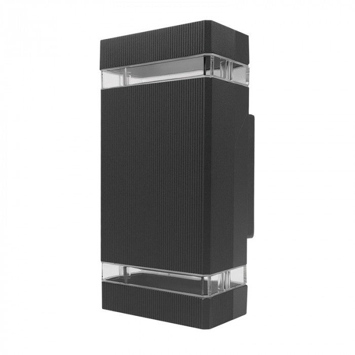 Kinkiet zewnętrzny Kinkiety antracytowy 2xGU10x35W wym: 23x11x6,5 cm IP54 Ecolight