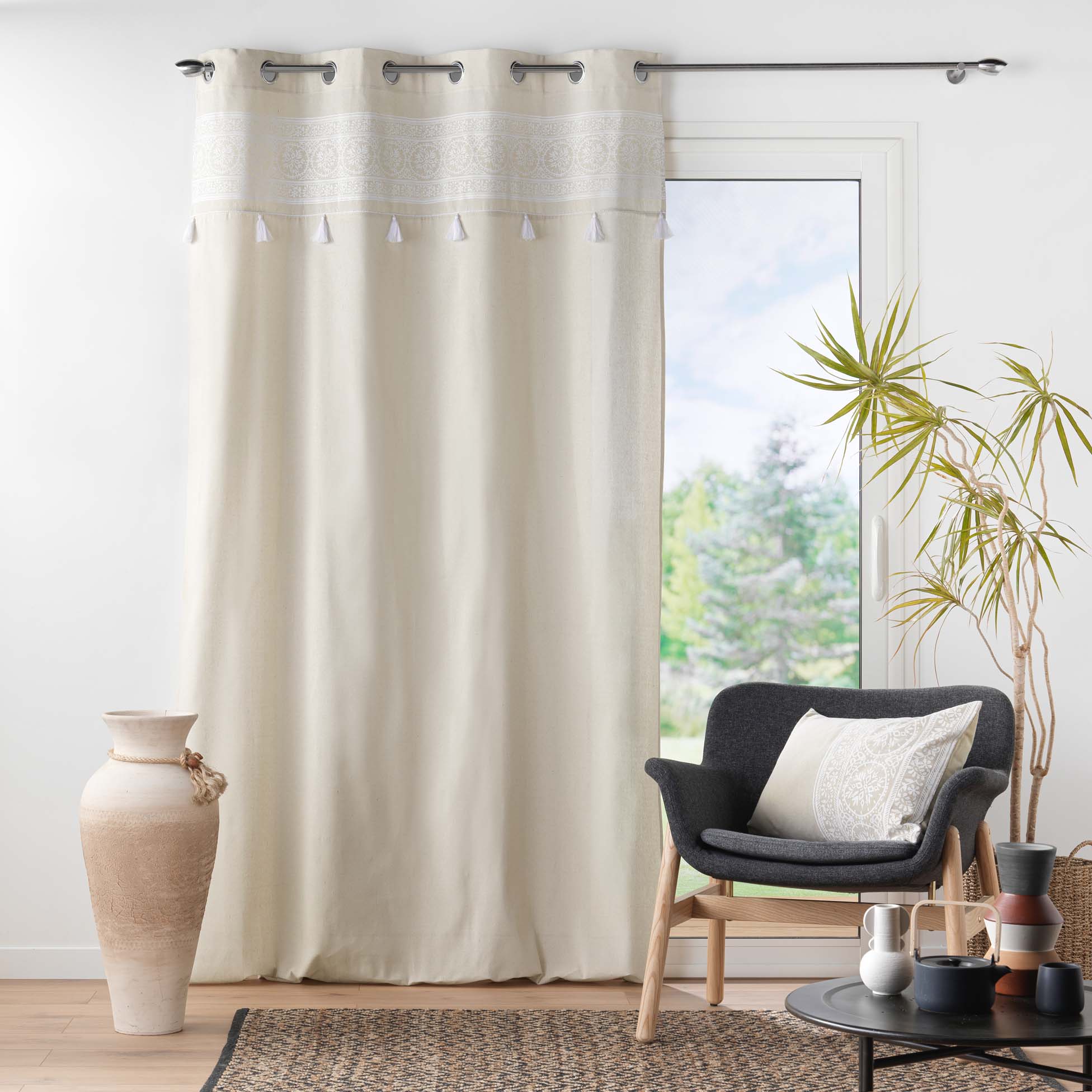 Coussin décoratif ISALINA, 40 x 60 cm, Douceur d'intérieur - 3