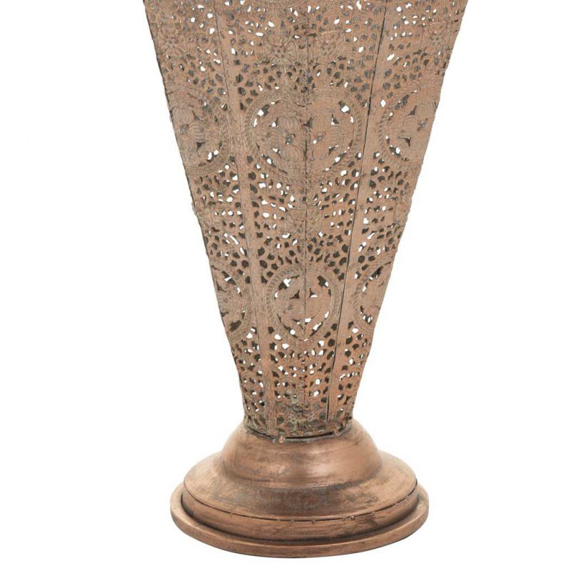 Porte-parapluie en métal cuivré - 5