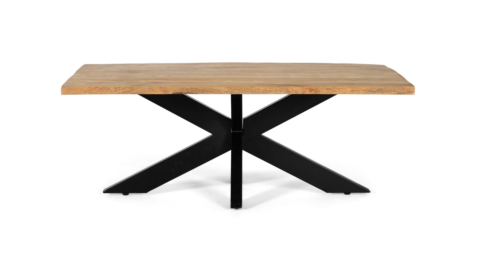 Stół do żłóbka w lesie masywu Manguier z croisé pieds