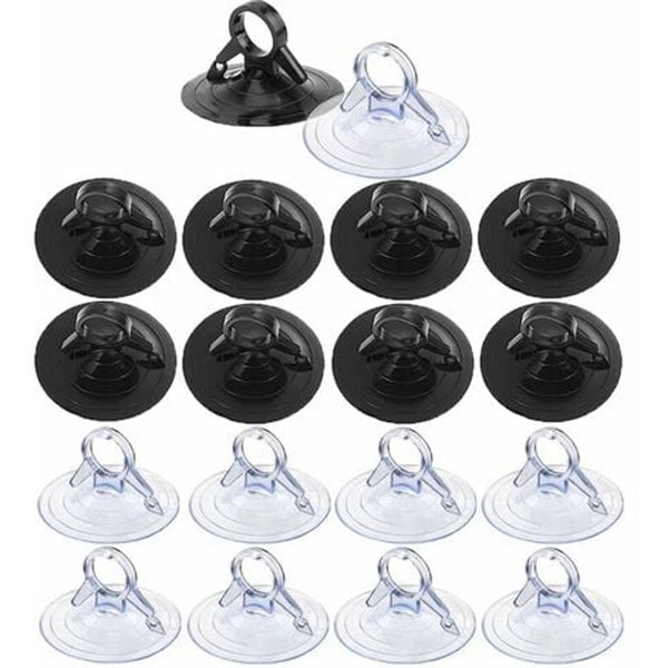 4 Petites Ventouses Transparentes En Silicone - Pour Fenêtre, Mur, Salle De Bain, Voiture