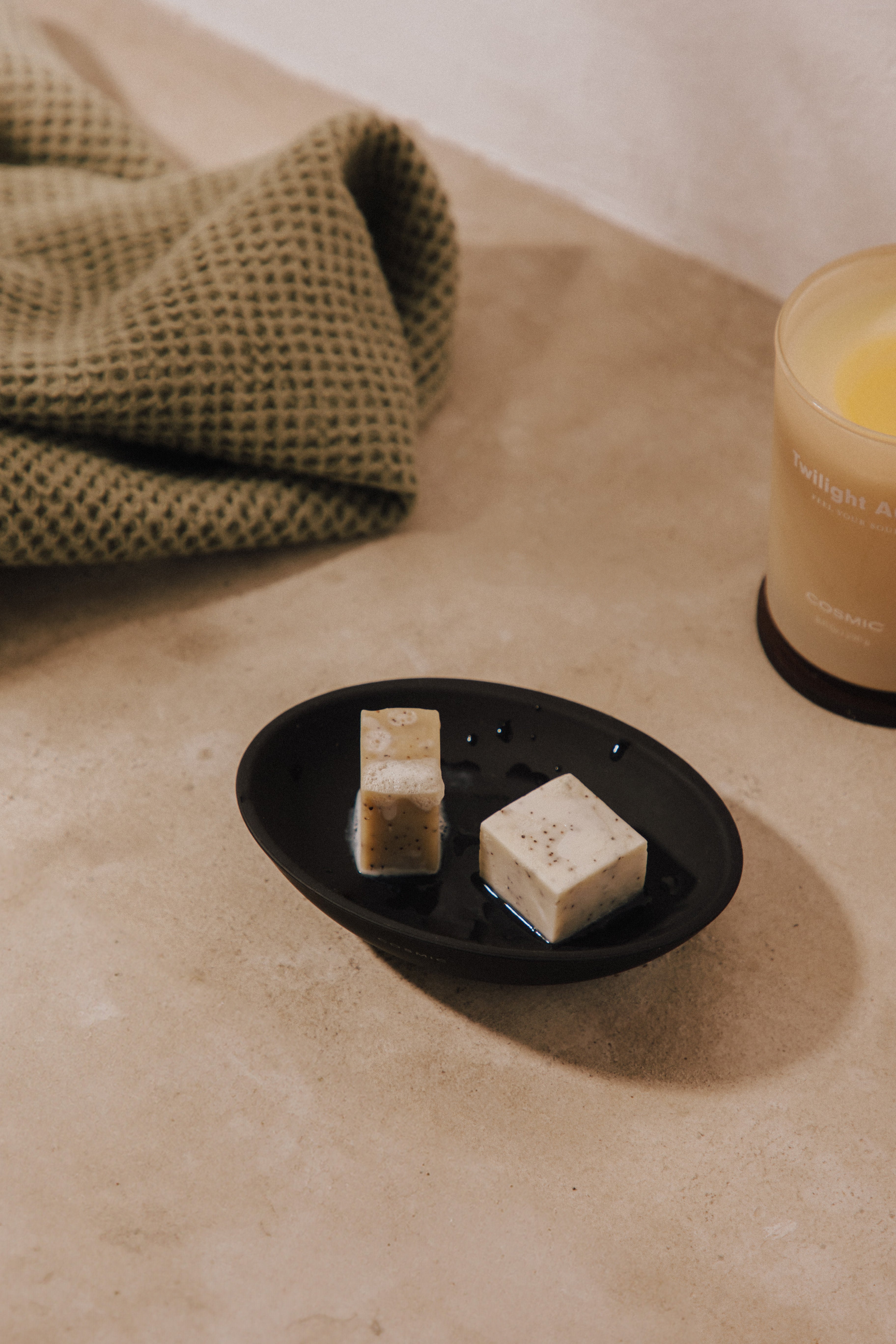 COSMIC Porte savon salle de bain, Design Minimaliste, Toucher Doux, Collection SAKU - 4