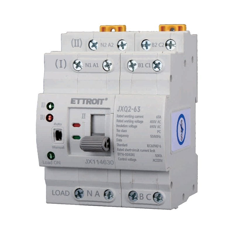 Interruttore Di Trasferimento Automatico 4P 63A, 220V/400V, 50/60Hz, Per Emergenza E Carico